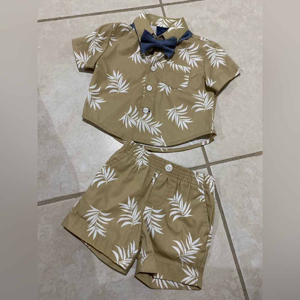 Set of two. Bottom and shirt. Baby Boy set